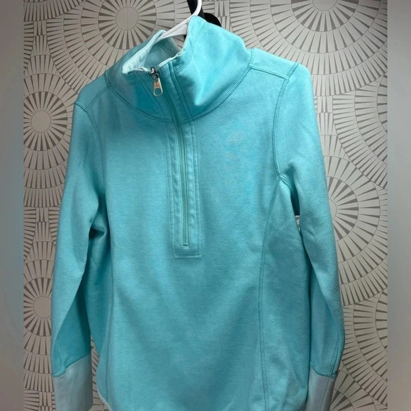 Tommy Bahama Women’s Quarter Zip Reversible Pull Over Sweatshirt Size Small - Picture 5 of 8